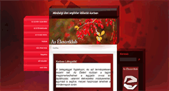 Desktop Screenshot of eltetoforras.hu
